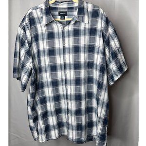 Harbor Bay Men's 2XL Short Sleeve Button Down Shirt - LIKE NEW CONDITION